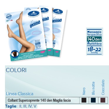 SAUBER COLLANT 140 DENARI SUPER COPRENTE MICRORETE CIOCCOLATO 3 LINEA CLASSICA - goldeneffe.it