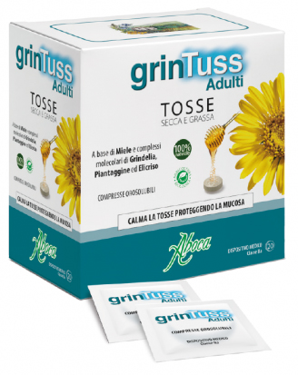 GRINTUSS ADULTI 20 COMPRESSE CON POLIRESIN 1,5 G - goldeneffe.it