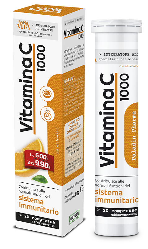 SANAVITA VITAMINA C 20 COMPRESSE EFFERVESCENTI - goldeneffe.it