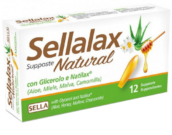 SELLALAX NATURAL MD 12 SUPPOSTE - goldeneffe.it