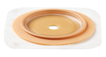 PLACCA NATURA+ PIANA RITAGLIABILE IN IDROCOLLOIDE STOMAHESIVE E CEROTTO POROSO FLANGIA 70 MM 5 PEZZI - goldeneffe.it