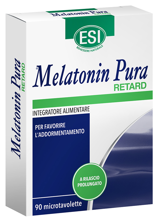 ESI MELATONIN PURA RETARD 90 MICROTAVOLETTE - goldeneffe.it