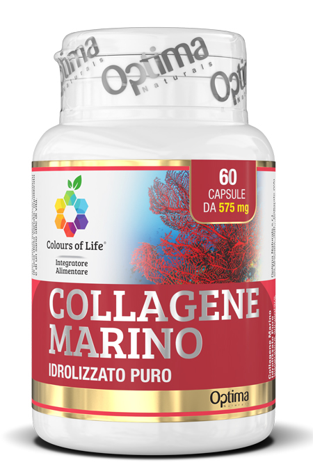COLOURS OF LIFE COLLAGENE MARINO IDROLIZZATO PURO 60 CAPSULE 575 MG - goldeneffe.it