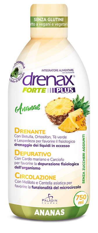 DRENAX FORTE PLUS ESOTICO CON ESTRATTO D'ANANAS 750 ML - goldeneffe.it