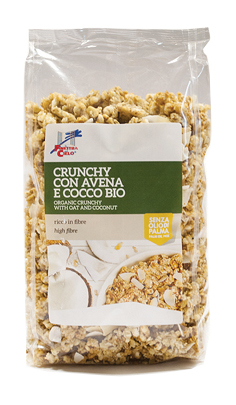 CRUNCHY CON AVENA E COCCO 375 G - goldeneffe.it