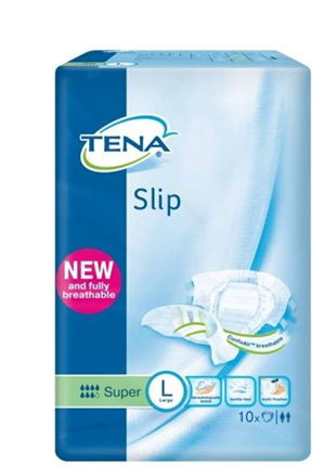 PANNOLONE PER INCONTINENZA A MUTANDINA TENA SLIP SUPER L 10 PEZZI - goldeneffe.it