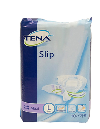 PANNOLONE PER INCONTINENZA A MUTANDINA TENA SLIP MAXI L 10 PEZZI - goldeneffe.it