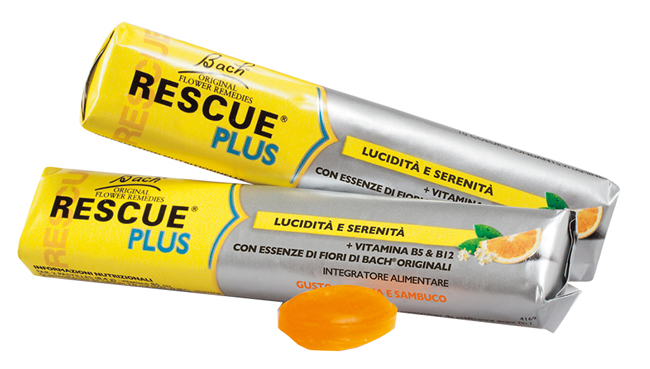 RESCUE ORIGINAL PLUS 10 CONFETTI AROMA ARANCIA E SAMBUCO - goldeneffe.it