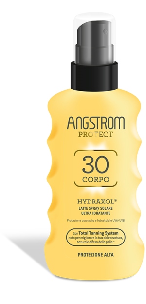 ANGSTROM PROTECT HYDRAXOL LATTE SPRAY SOLARE PROTEZIONE 30 175 ML - goldeneffe.it