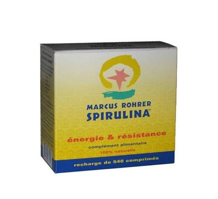 SPIRULINA MARCUS ROHRER 540 COMPRESSE - goldeneffe.it