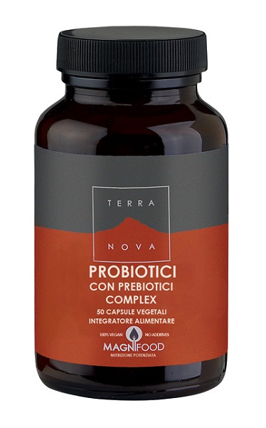 TERRANOVA PROBIOTICI CON PREBIOTICI COMPLEX 50 CAPSULE VEGETALI - goldeneffe.it