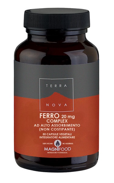 COMPLESSO DI FERRO AD ALTO ASSORBIMENTO 20 MG 50 CAPSULE - goldeneffe.it