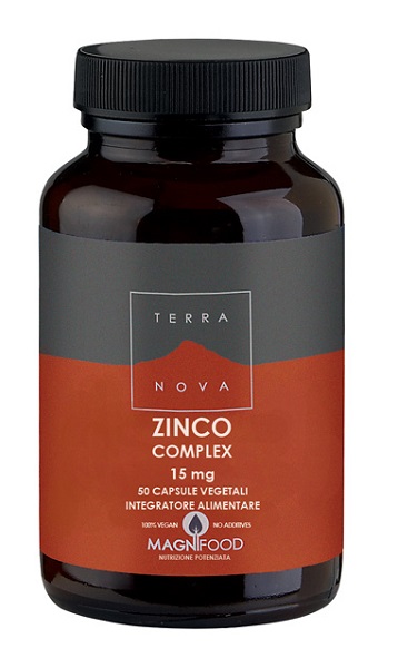 TERRANOVA COMPLESSO DI ZINCO 15 MG 50 CAPSULE - goldeneffe.it