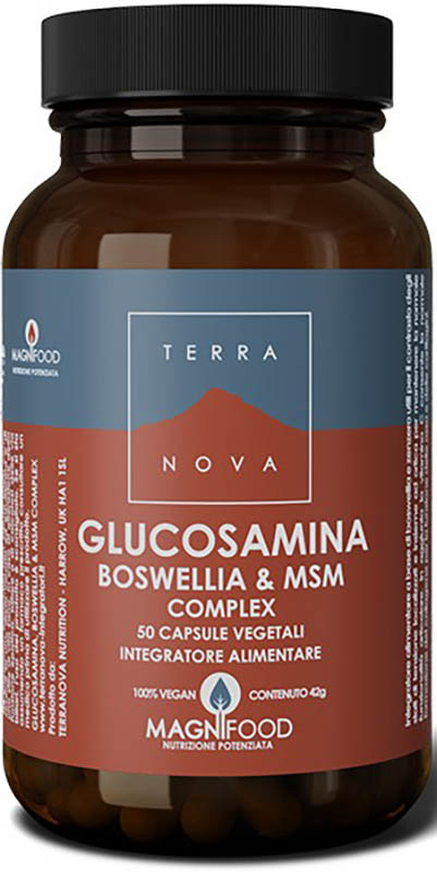 TERRANOVA COMPLESSO DI GLUCOSAMINA BOSWELLIA E MSM 50 CAPSULE - goldeneffe.it