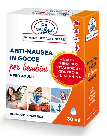 P6 NAUSEA CONTROL GOCCE ANTINAUSEA 30 ML - goldeneffe.it