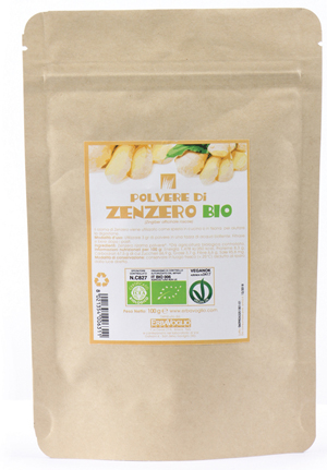ZENZERO POLVERE BIO 100 G - goldeneffe.it