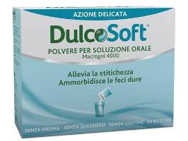DULCOSOFT POLVERE PER SOLUZIONE ORALE 20 BUSTINE - goldeneffe.it