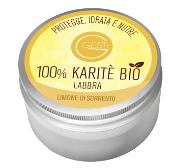 GESTI 100% KARITE' BIO 10 ML LIMONE DI SORRENTO LABBRA - goldeneffe.it