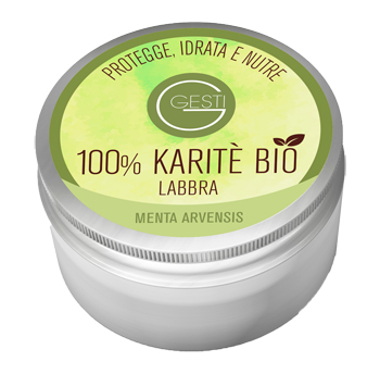 GESTI 100% KARITE' BIO 10 ML MENTA ARVENSIS LABBRA - goldeneffe.it