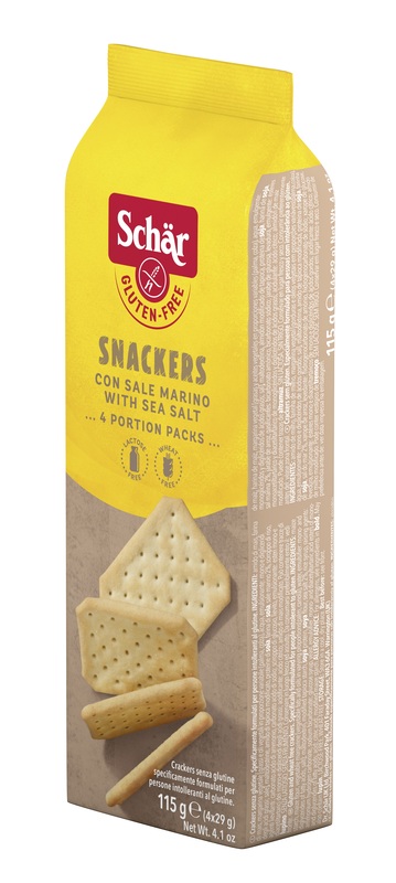 SCHAR SNACKERS CRACKERS CON SALE MARINO SENZA LATTOSIO 4 PORZIONI DA 29 G - goldeneffe.it
