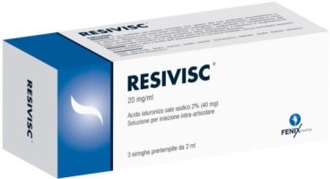 SIRINGA INTRA-ARTICOLARE RESIVISC ACIDO IALURONICO 40 MG 2 ML 3 PEZZI - goldeneffe.it