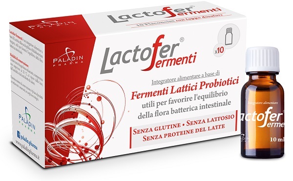 LACTOFER FERMENTI 10 FLACONCINI 10 ML - goldeneffe.it
