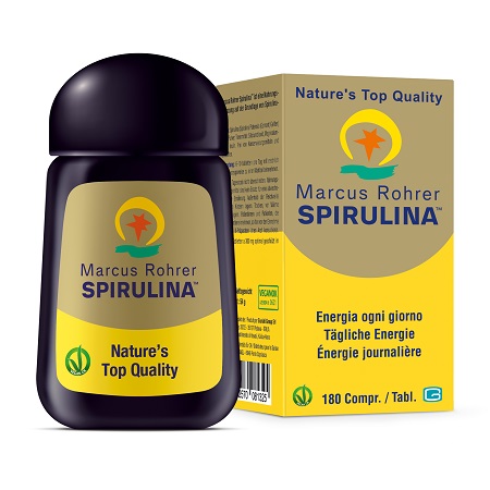 SPIRULINA MARCUS ROHRER RICARICA 180 COMPRESSE - goldeneffe.it