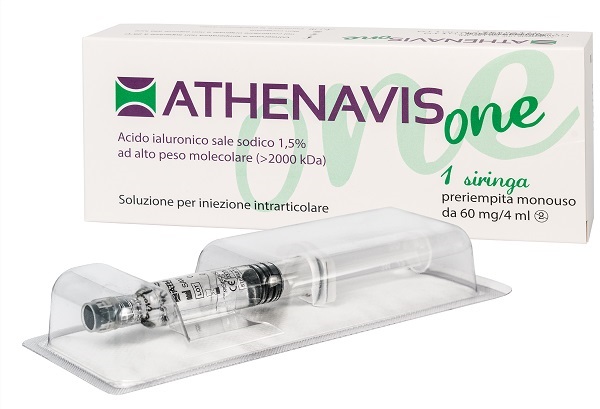 SIRINGA INTRA-ARTICOLARE ATHENAVIS ONE ACIDO IALURONICO 1,5% 4 ML - goldeneffe.it