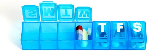 PORTAPILLORE SET MEDSTIMANALE MEDS - goldeneffe.it