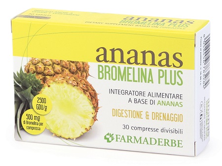 ANANAS BROMELINA PLUS 30 COMPRESSE - goldeneffe.it