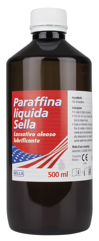 PARAFFINA LIQUIDA MD LASSATIVO 500 ML SELLA - goldeneffe.it
