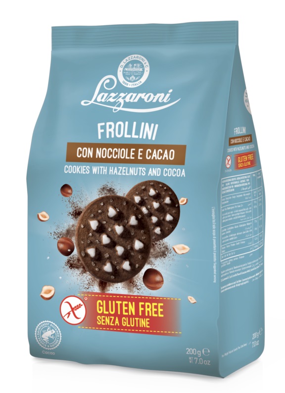 FROLLINI CACAO E NOCCIOLE 200 G - goldeneffe.it