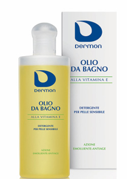 DERMON OLIO DOCCIA VITAMINA E 200 ML - goldeneffe.it