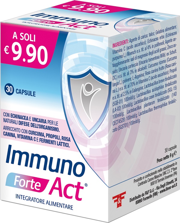 IMMUNO FORTE ACT 30 CAPSULE - goldeneffe.it