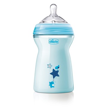 CHICCO BIBERON NATURAL FEELING 6 M+ BOY 330 ML - goldeneffe.it