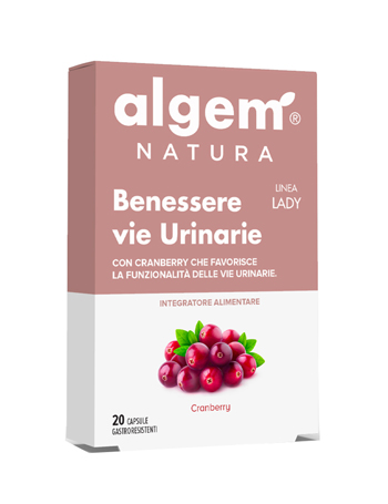 ALGEM LADY BENESSERE VIE URINARIE 20 CAPSULE 710 MG - goldeneffe.it