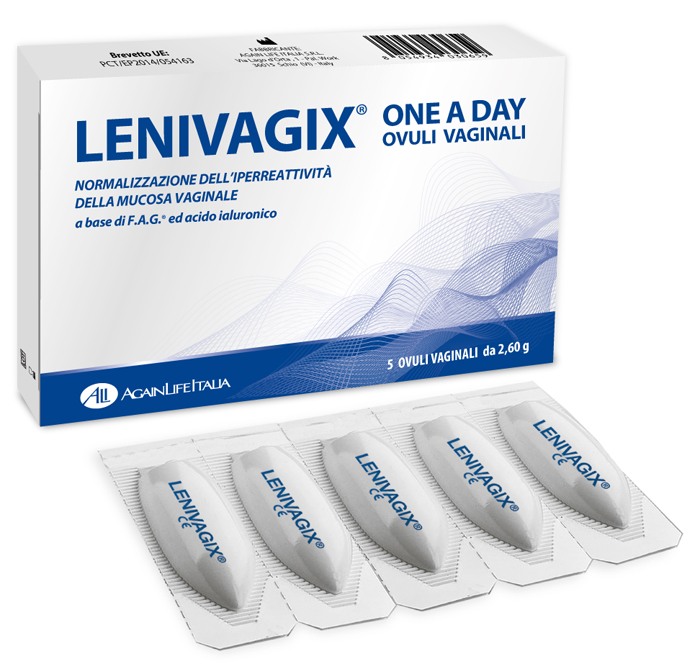 LENIVAGIX ONE A DAY 5 OVULI VAGINALI - goldeneffe.it