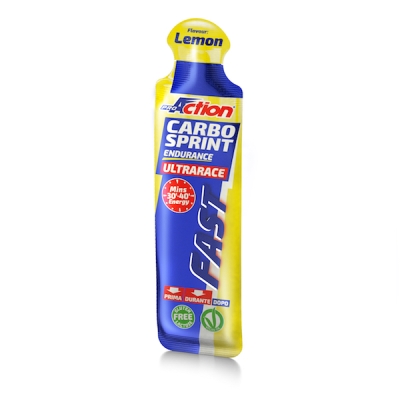 PROACTION CARBO SPRINT ULTRA RACE GEL ENERGETICO AL LIMONE 60 ML - goldeneffe.it
