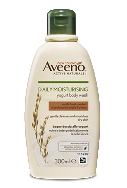 AVEENO BAGNO DOCCIA YOGURT VANIGLIA & AVENA 300 ML - goldeneffe.it
