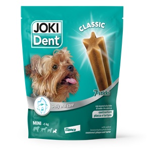 JOKI DENT CLASSIC SACCHETTO 98 G PER CANI DI TAGLIA EXTRASMALL FINO A 5 KG - goldeneffe.it