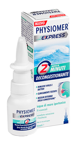 SPRAY NASALE PHYSIOMER EXPRESS SPRAY 20 ML - goldeneffe.it