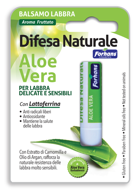 FORHANS BALSAMO LABBRA DIFESA NATURALE ALOE VERA - goldeneffe.it