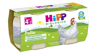 HIPP BIO HIPP BIO OMOGENEIZZATO POLLO 2X80 G - goldeneffe.it