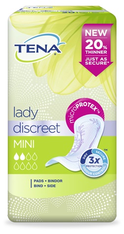 PANNOLONE SAGOMATO TENA DISCREET MINI 20 PEZZI - goldeneffe.it