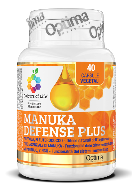 COLOURS OF LIFE MANUKA DEFENSE PLUS 40 CAPSULE VEGETALI 495 MG - goldeneffe.it