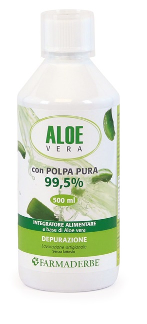 ALOE VERA SUCCO DI ALOE VERA POLPA PURA 500 ML - goldeneffe.it