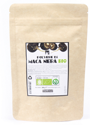 MACA NERA POLVERE BIO 200 G - goldeneffe.it