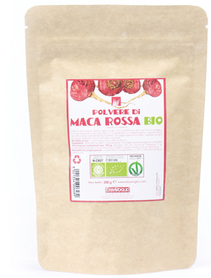 MACA ROSSA POLVERE BIO 200 G - goldeneffe.it