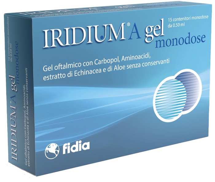IRIDIUM A GEL OFTALMICO MONODOSE 15 CONTENITORI DA 0,50 ML - goldeneffe.it