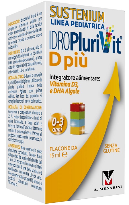 IDROPLURIVIT D+ SUSTENIUM 15 ML - goldeneffe.it